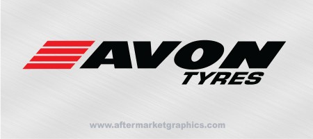 Avon Tyres Decals - Pair (2 pieces)